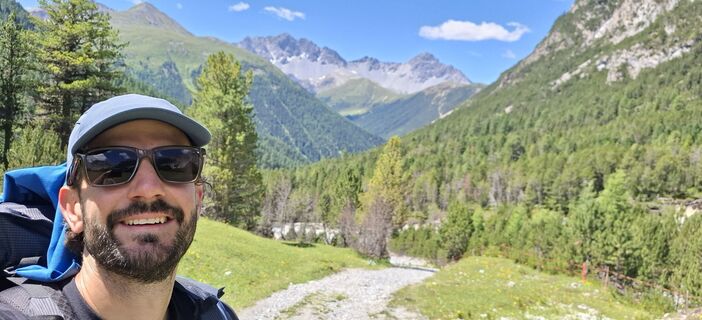 Foto von David Bubenheim entlang der Tour
