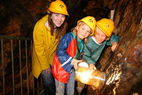 Kinderführung im Bergwerk