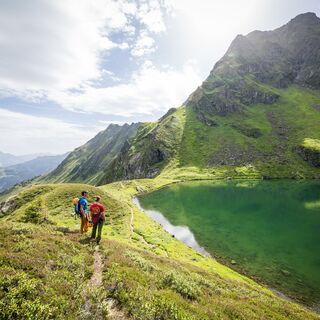 Zustieg zum Klettersteig Hochjoch