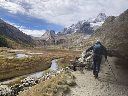 Foto de Thierry Vauthier a lo largo del recorrido