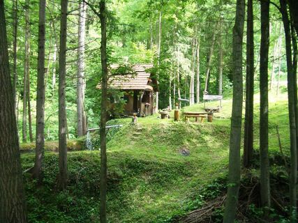 Mühle am Rande des Radweges