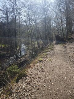 Zdjęcie z Björn Heun wzdłuż trasy