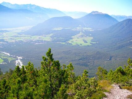 Blick Richtung Westen nach Obsteig