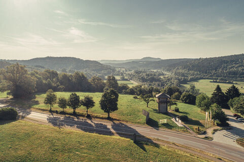 Ausblick Limesturm Lorch