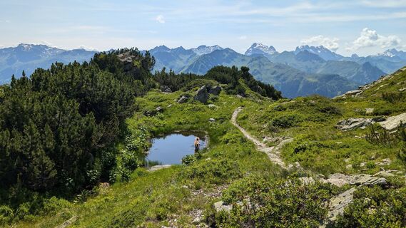 Foto fra Klaus Lehner undervejs på turen