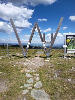 Photo de Erich Dobler le long du parcours