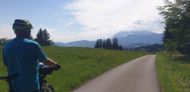 Foto von Hans-Rudolf Held entlang der Tour