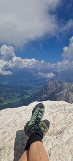 Foto von Magda entlang der Tour