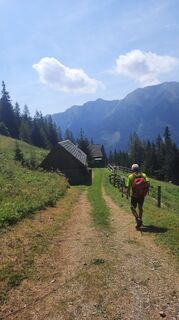 Fotografia z Brigitte Hainzmann na trase