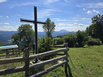 Foto von Elisabeth Zednik entlang der Tour