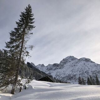 Winterwanderweg im Bärgunttal