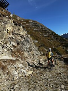 Foto von Christoph Gassner entlang der Tour