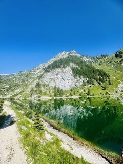 Photo de Sandy le long du parcours