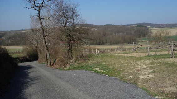 Blick zurück zum Beginn der Wanderung
