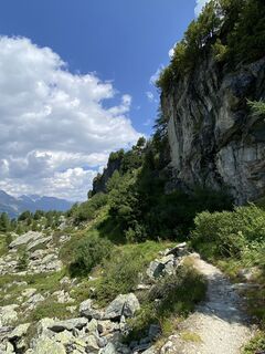 Foto von Annalena Dietrich entlang der Tour