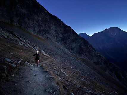 Gut laufbarer Abschnitt hinter dem Mittaghorn