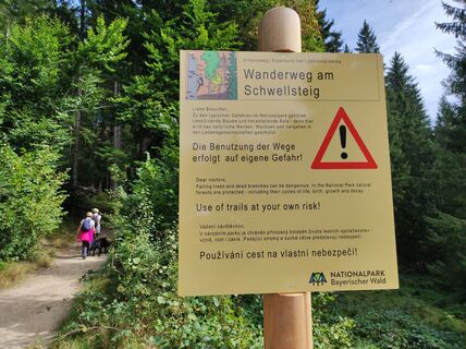 Photo de Peter Bauridl le long du parcours