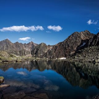 Maningseee oberhalb der alten Bielefelder Hütte Hochoetz