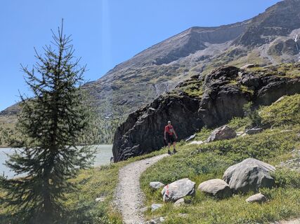 Foto de Eva Oppermann a lo largo del recorrido