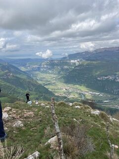 Foto von Luciano Cantiello entlang der Tour