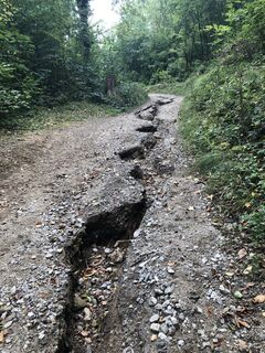 Foto von Anita Wiedermayer entlang der Tour