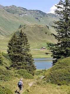 Foto de Heidi Schmid a lo largo del recorrido