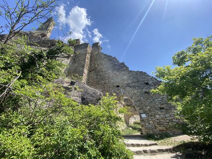 Foto von Friedrich Schlager entlang der Tour