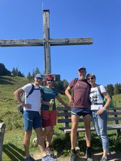 Foto de Matthias Schorn a lo largo del recorrido