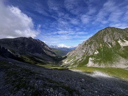 Foto von Florian Kälin entlang der Tour