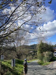 Foto von Otto Haberkorn entlang der Tour