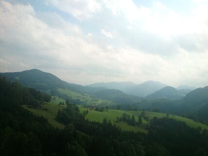 Blick ins Voralpenland