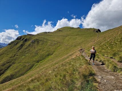 Foto de Hende Sándor a lo largo del recorrido
