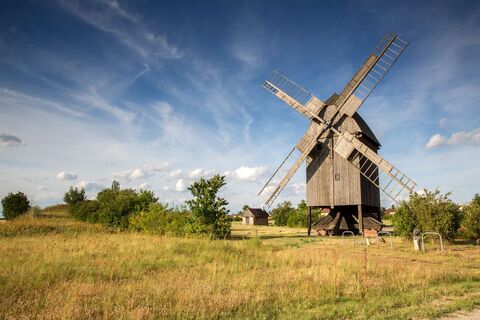 Die Bockwindmühle Fiehn bei Authausen