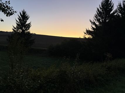 Donauwörth Gehen am morgen bei Sonnenaufgang