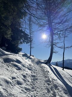 Foto von Ivano Lucin entlang der Tour