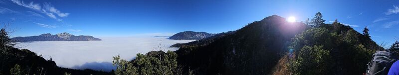 Foto von Alfred Quack entlang der Tour