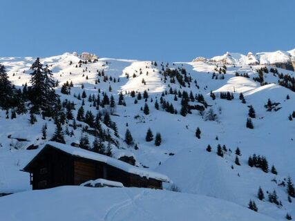 Oberhalb Leis im Winter
