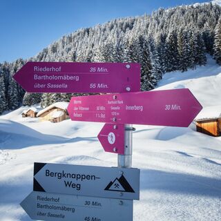 Winterlandschaft Bartholomäberg