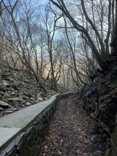 Foto de Lili Bártfai a lo largo del recorrido