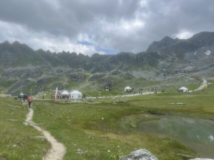 Foto von Giulio Vannini entlang der Tour