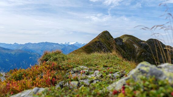 Herbsttimmung am Grat der Grasberge