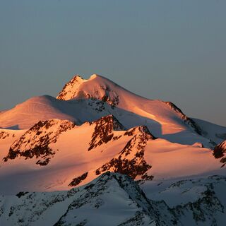 Wildspitze im Abendrot