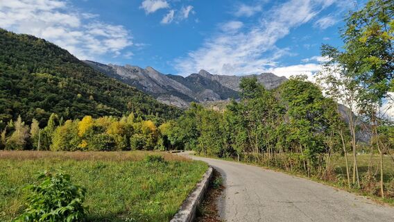 Fotografia z Fabrizi Mellano na trase