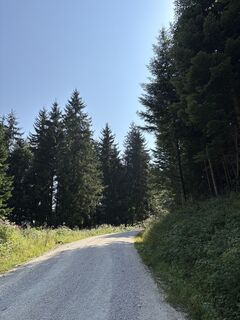Foto von Heinz Sperl entlang der Tour