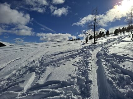 Foto de Jonas Seebacher a lo largo del recorrido