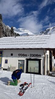 Foto von Hans entlang der Tour