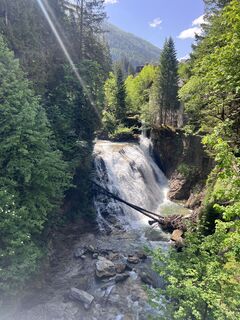 Foto von Betina Rauch entlang der Tour
