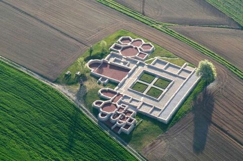 Luftaufnahme Villa Rustica