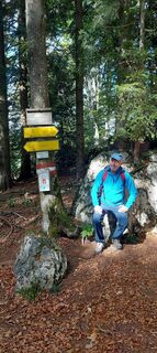 Foto von Günzi entlang der Tour