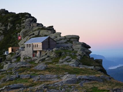 Trekking in Richtung Capanna Albagno